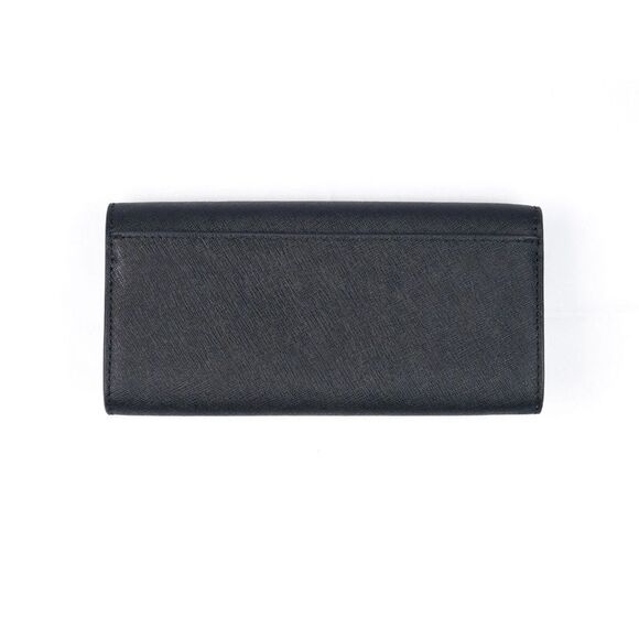 Tory Burch Emerson Black Saffiano Chain Wallet Clutch Crossbody Purse Bag - Picture 3 of 5